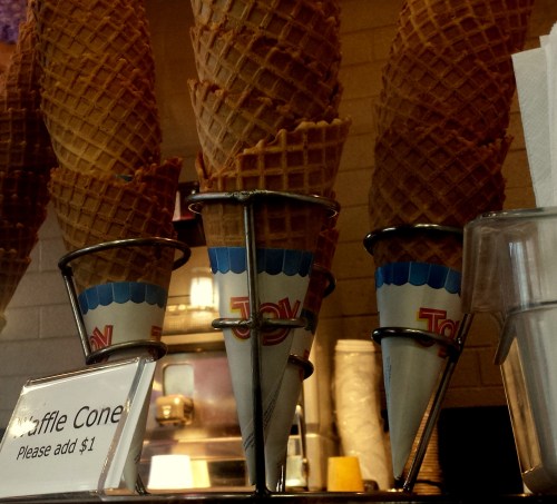 House-made Waffle Cones